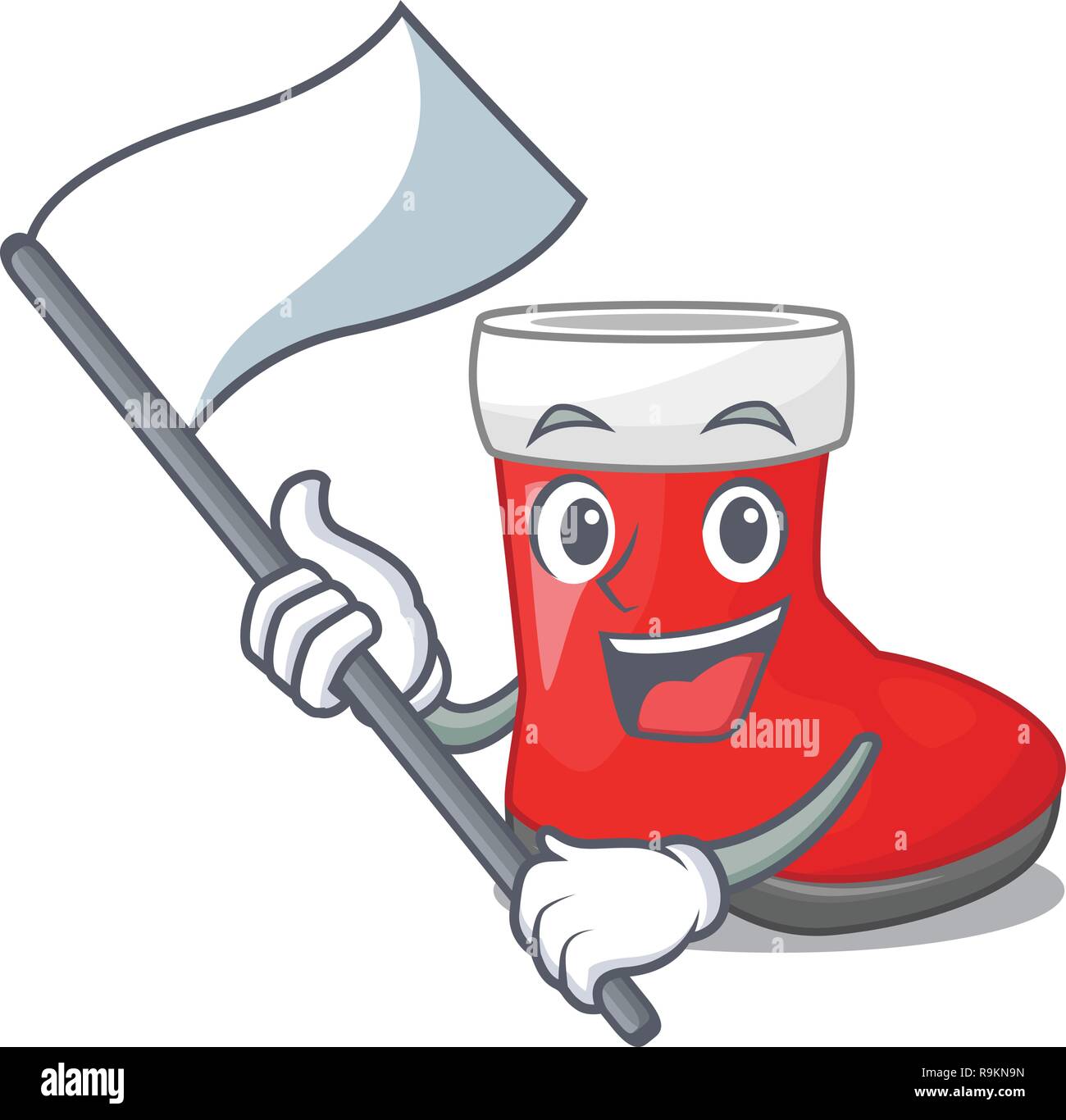 With flag santa boots in shape a cartoon Stock Vector Image & Art Alamy