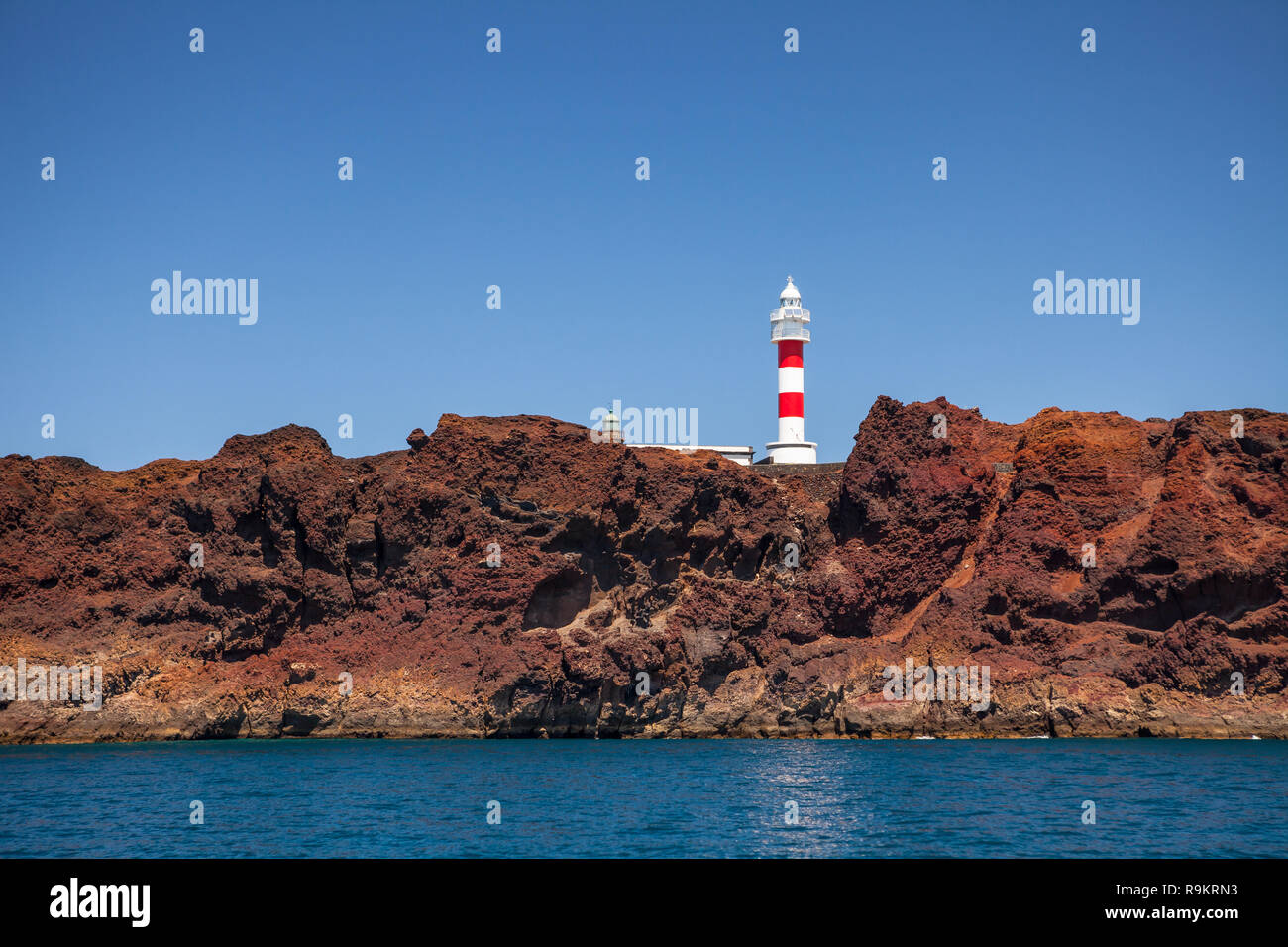 Lighthouse Punta de Teno, Tenerife, Canary Islands, Spain Stock Photo