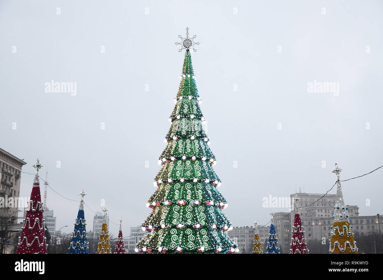 huge fake christmas trees