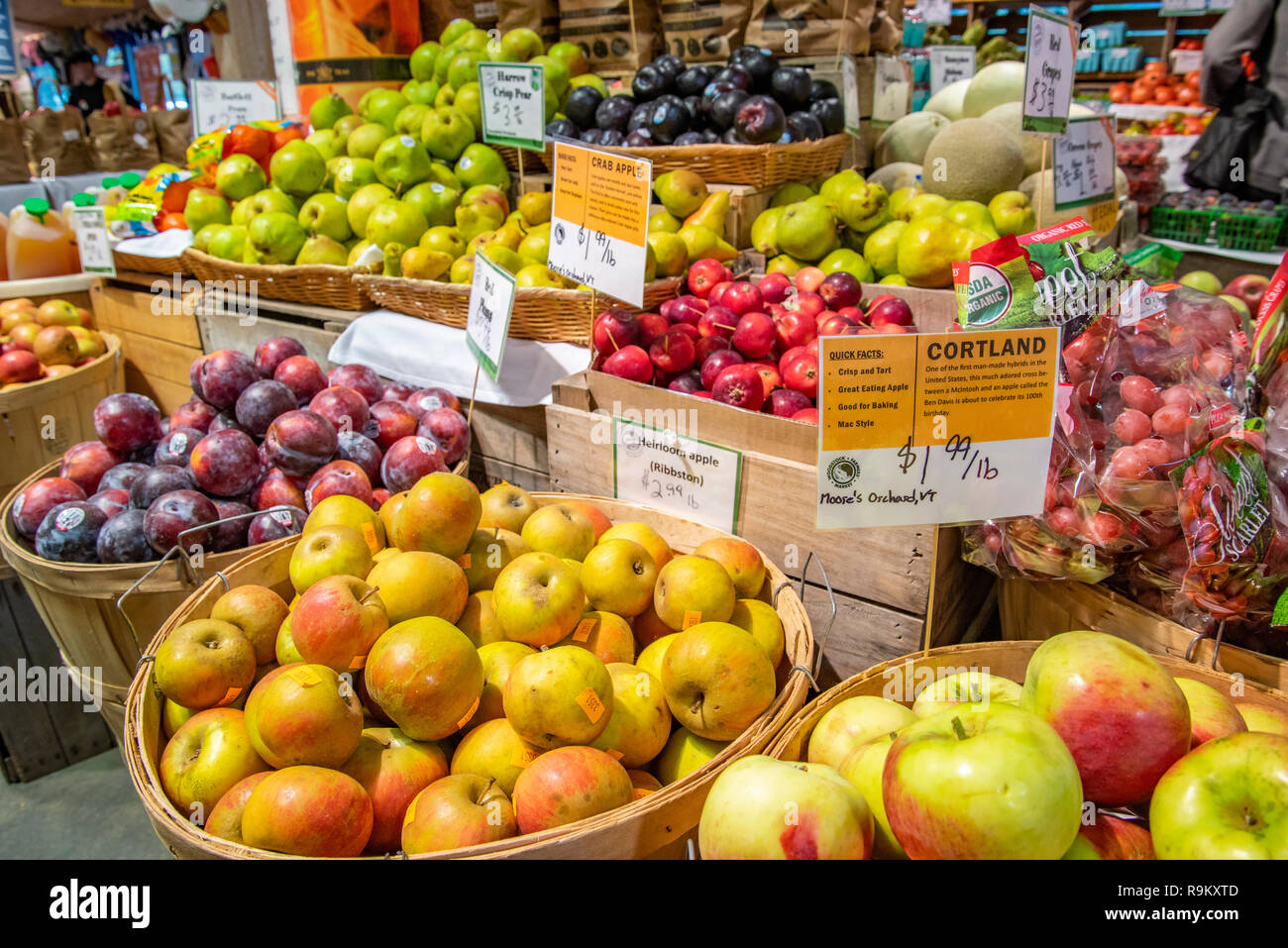 Fresh produce market Stock Photo