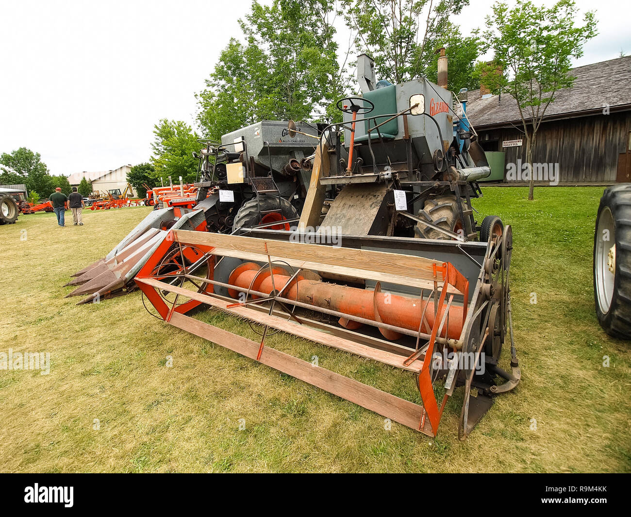 Hamburg, Germany July 23, 2012 Antique Tractor Show exhibition