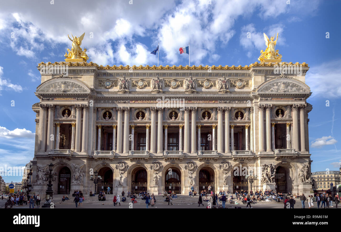 Opera Garnier in Paris Stock Photo