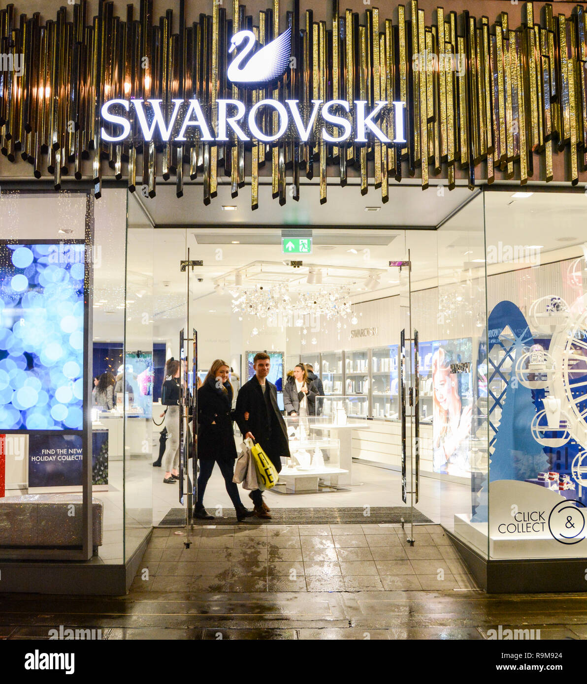 Exterior and entrance to Swarovski's Oxford Street store, London, UK Stock  Photo - Alamy