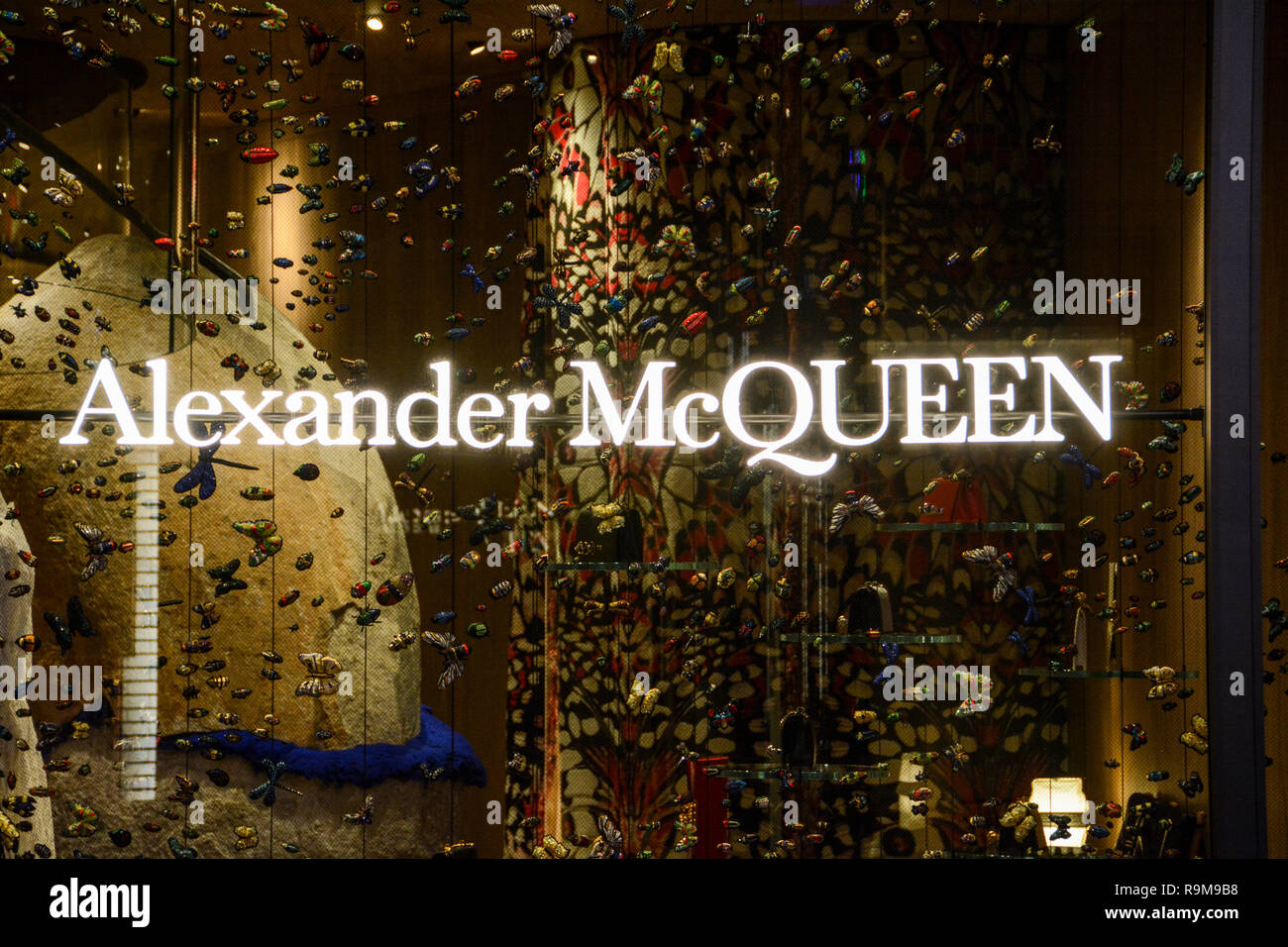 Sign for alexander mcqueen hi-res stock photography and images - Alamy