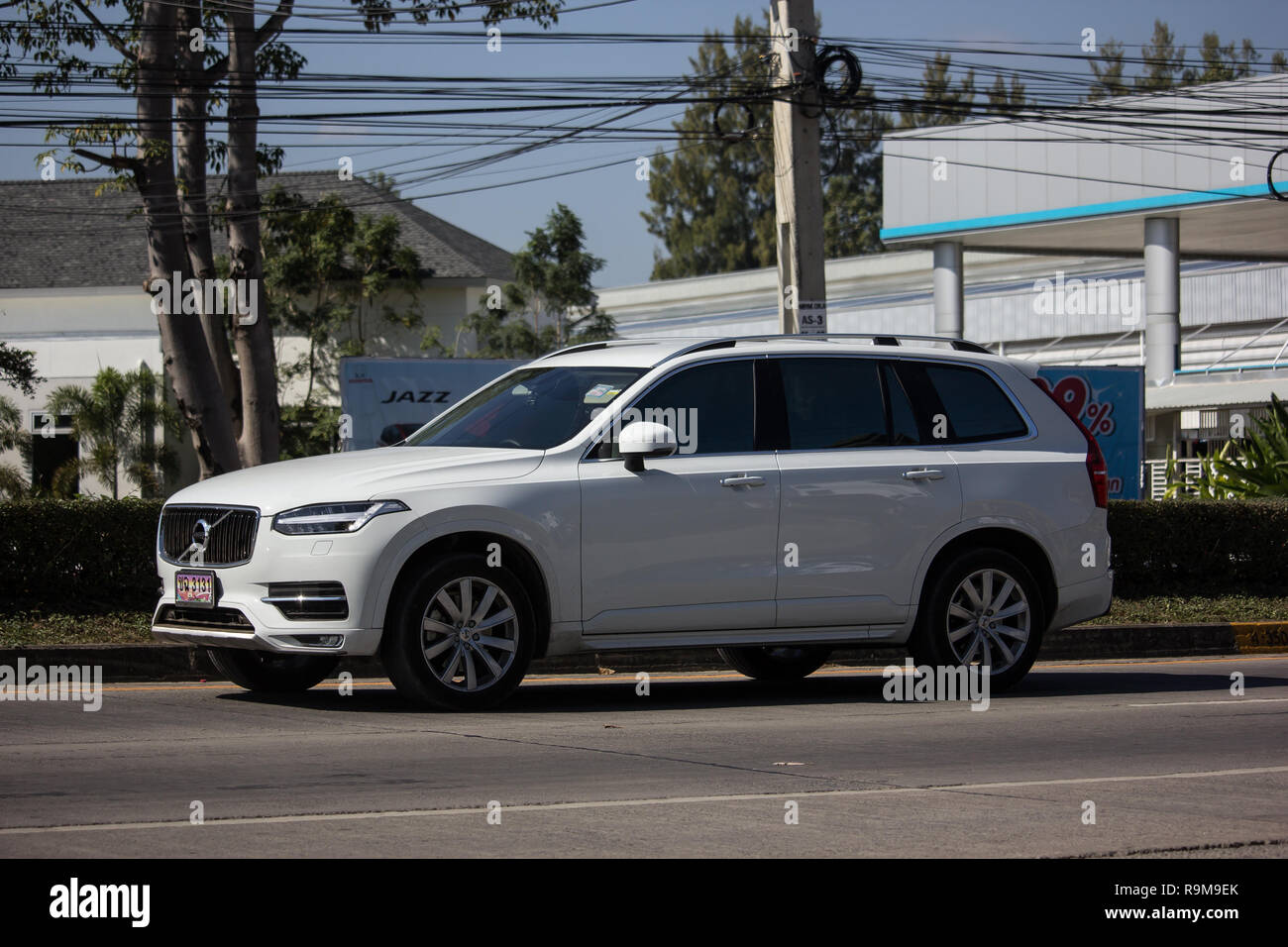 Chiangmai, Thailand - November 26 2018: Private car, Volvo XC90 