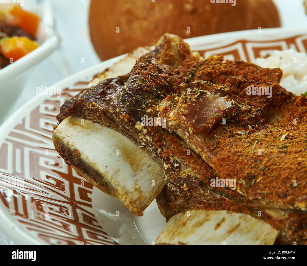Crispy tadyang ng baka, deepfried beef ribs, Filipino cuisine