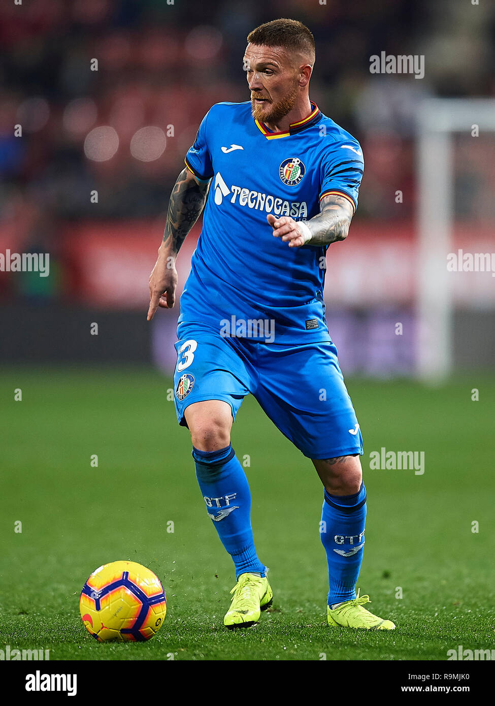Girona 21 12 2018 Laliga 2018 2019 Date 17 Girona Getafe Vitorino Antunes Of Getafe Cf During The Game Girona 1 1 Getafe Stock Photo Alamy
