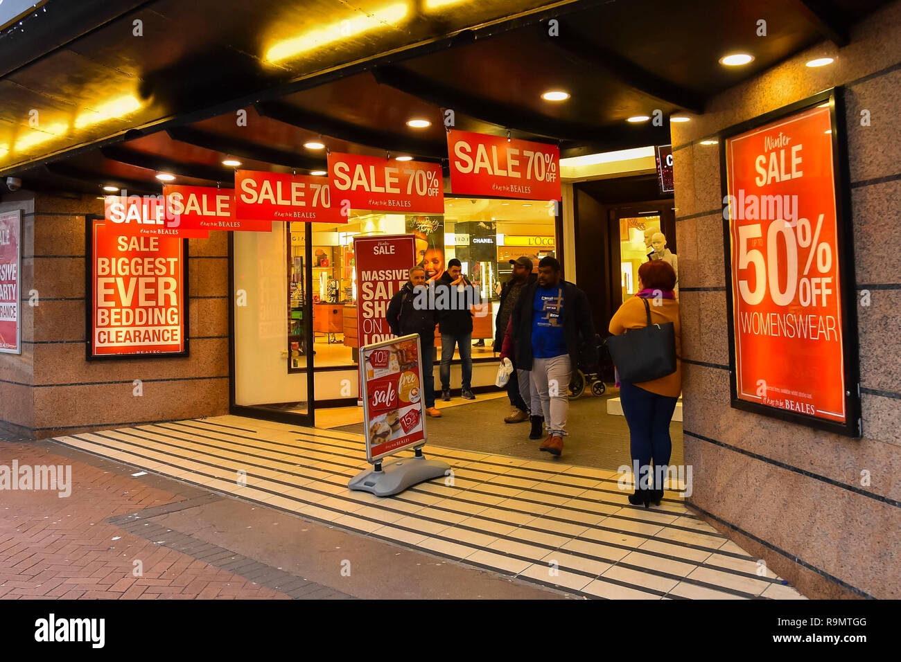 Bournemouth Beales Department Store High Resolution Stock Photography