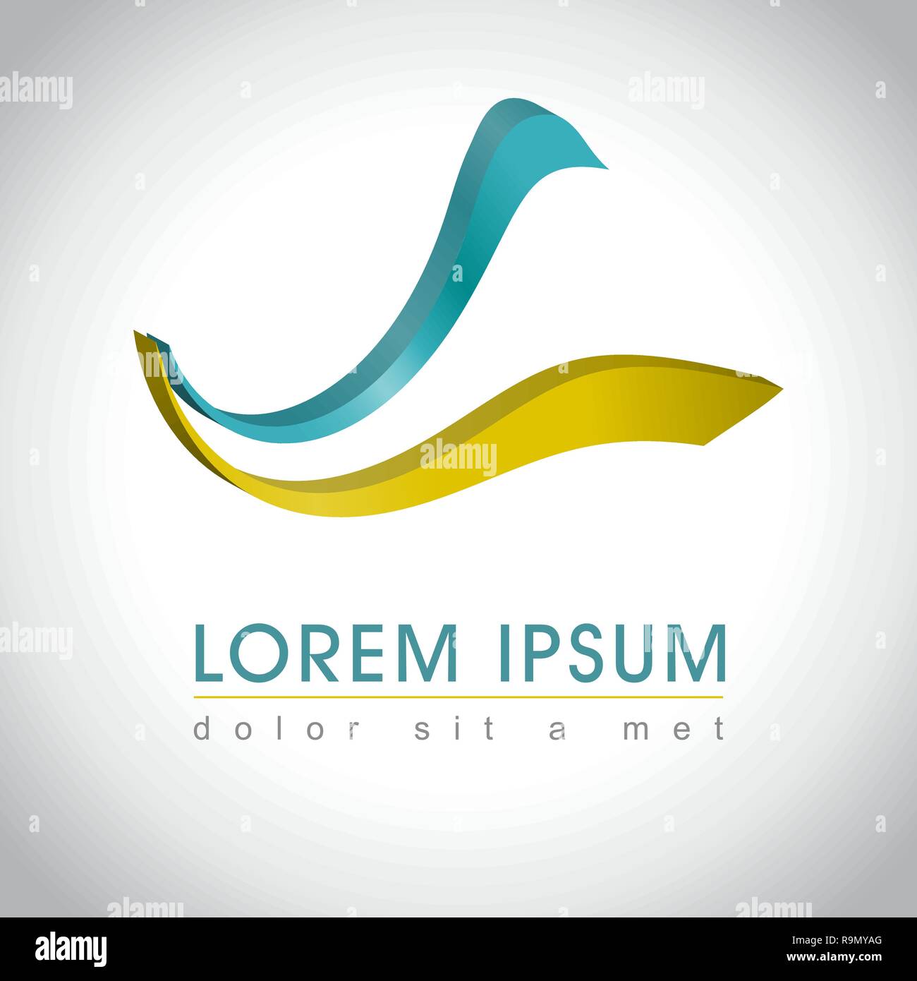 Abstract web Icon and logo sample, vector illusration Stock Vector