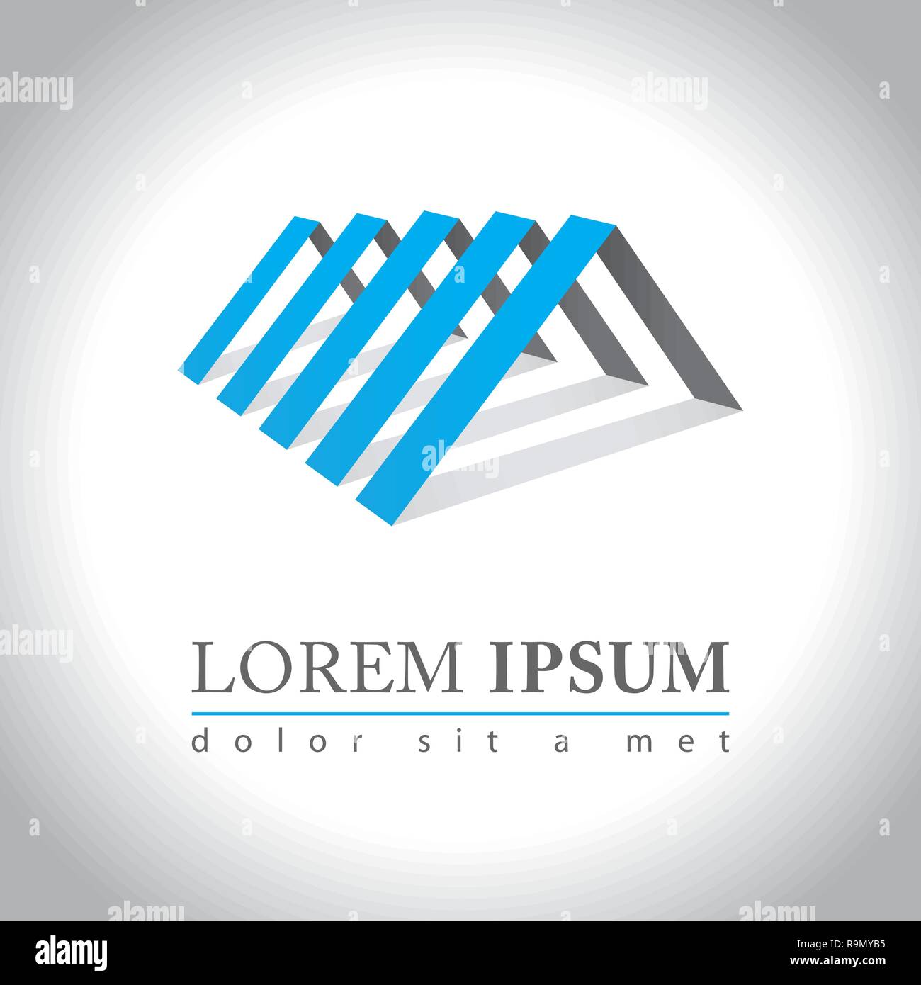 Abstract web Icon and logo sample, vector illusration Stock Vector