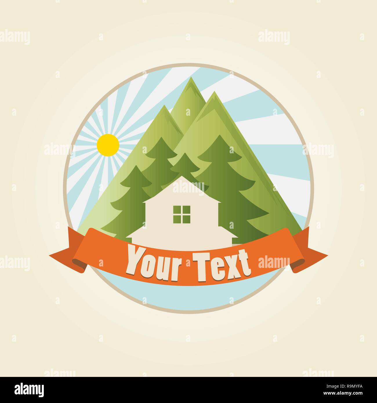 Natural rock sample Stock Vector Images - Alamy