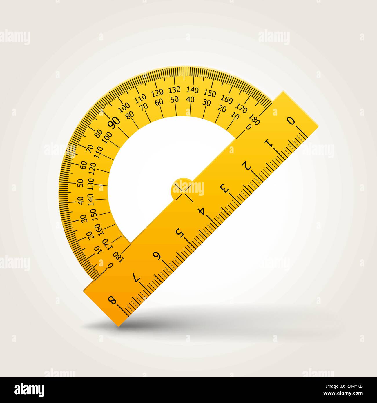 Protractor icon vector vectors hires stock photography and images Alamy