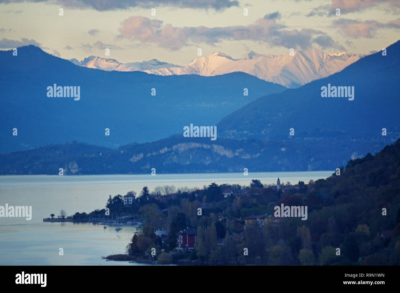 Pizzo Orgnana Madon Da Sgioff And Madon Grobb Mountains Of The Italian Alps Located On The Border Between Switzerland And Italy Stock Photo Alamy