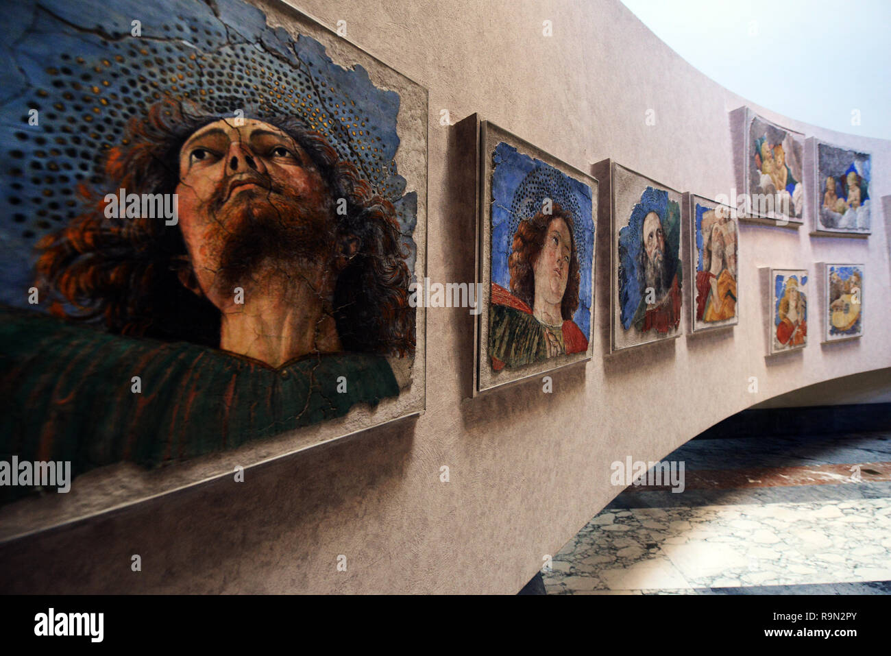 Artwork in the Vatican museum Stock Photo Alamy