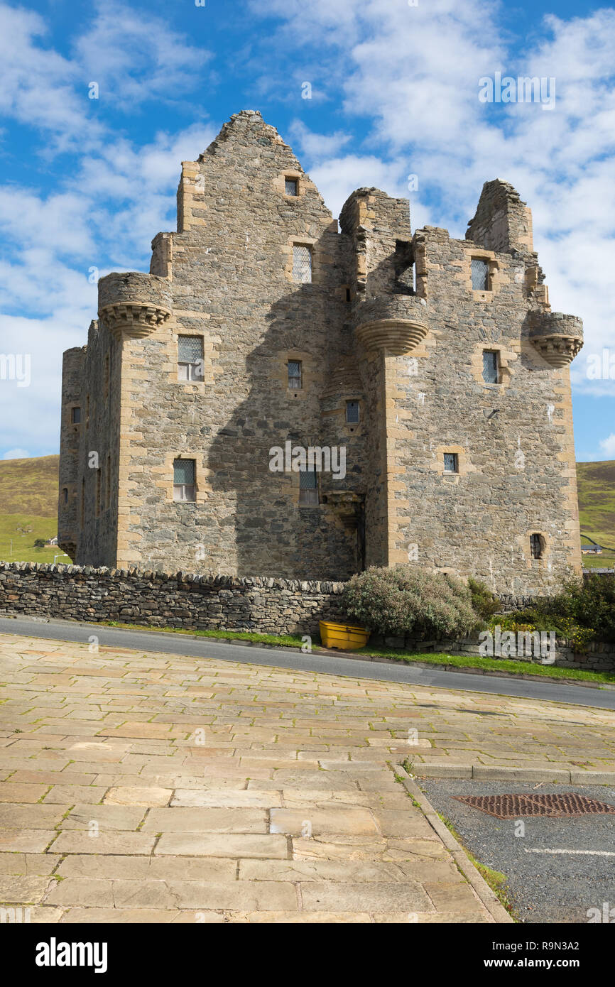 Scalloway castle Stock Photo