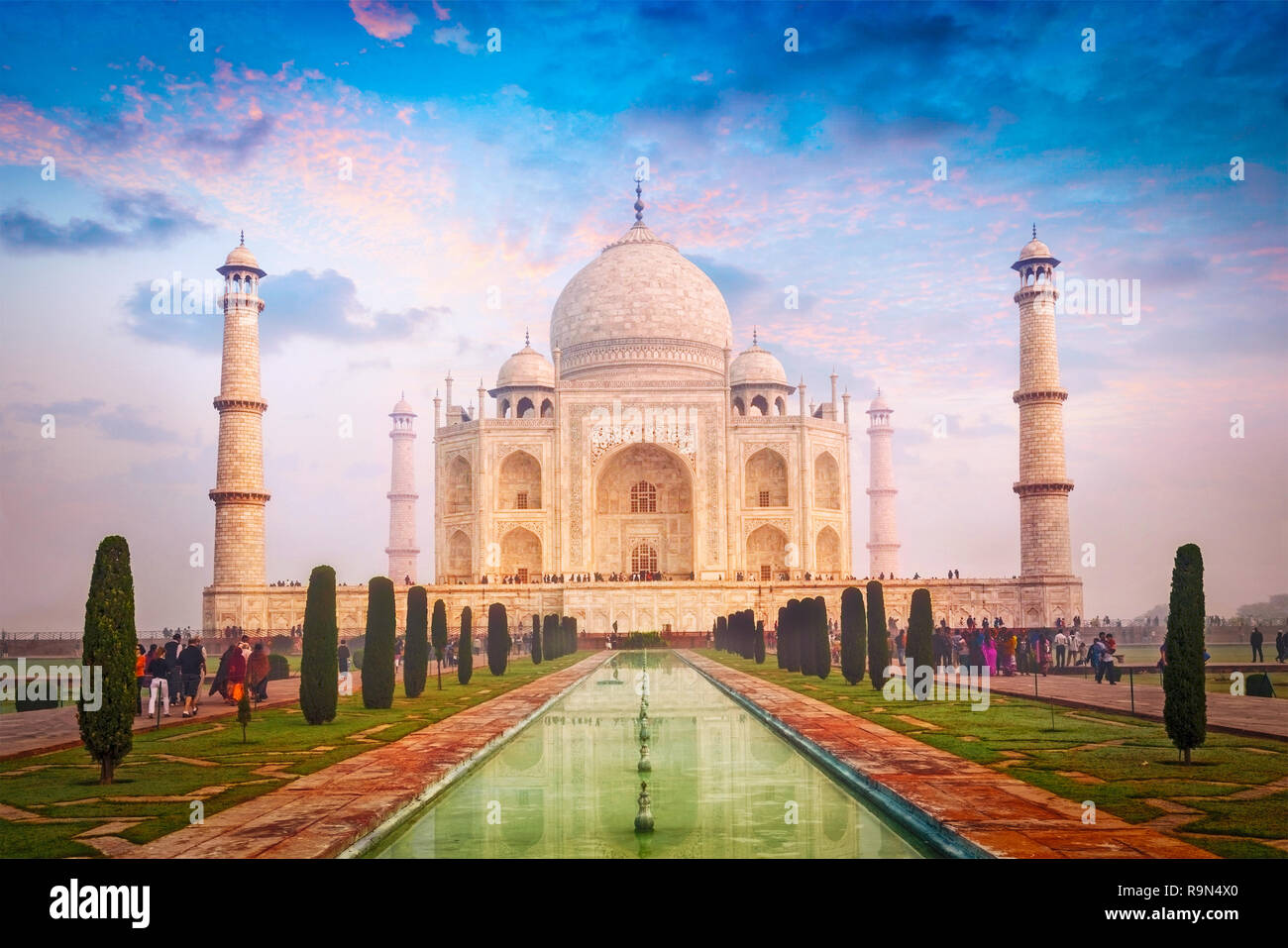Taj Mahal, Agra, India Stock Photo