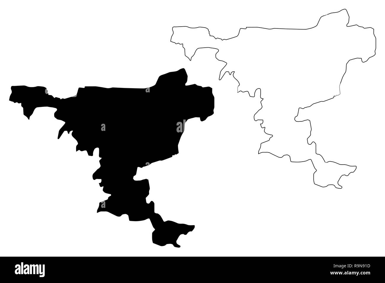 Jigawa State (Subdivisions of Nigeria, Federated state of Nigeria) map ...