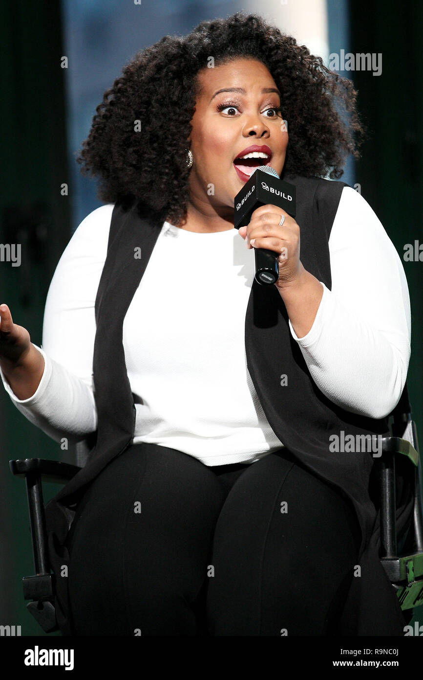 New York, NY / USA - November 17, 2015: Amber Riley at AOL's BUILD ...