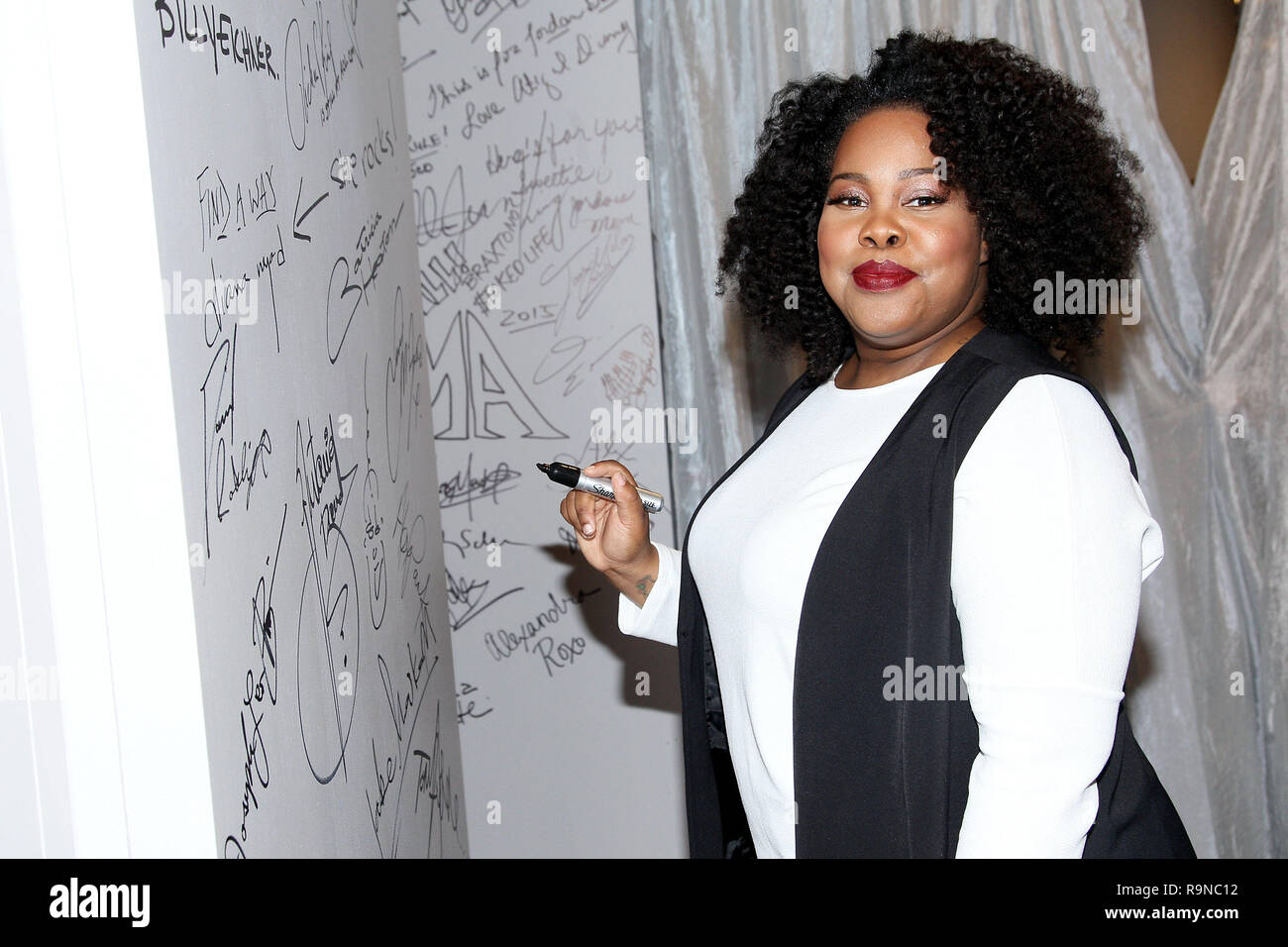 New York, NY / USA - November 17, 2015: Amber Riley at AOL's BUILD ...