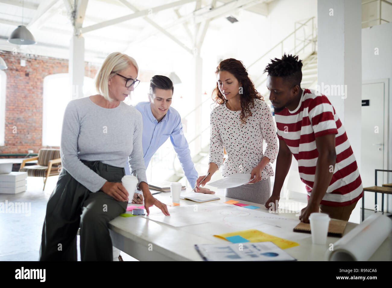 People planning new project Stock Photo - Alamy