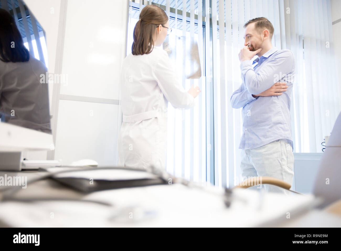 Appointment with radiologist Stock Photo Alamy