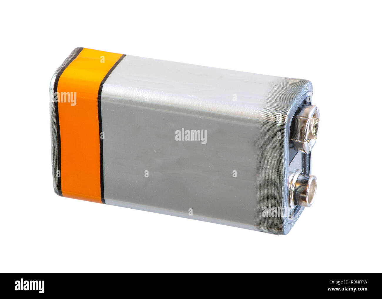 Closeup of an isolated rechargable battery block Stock Photo Alamy