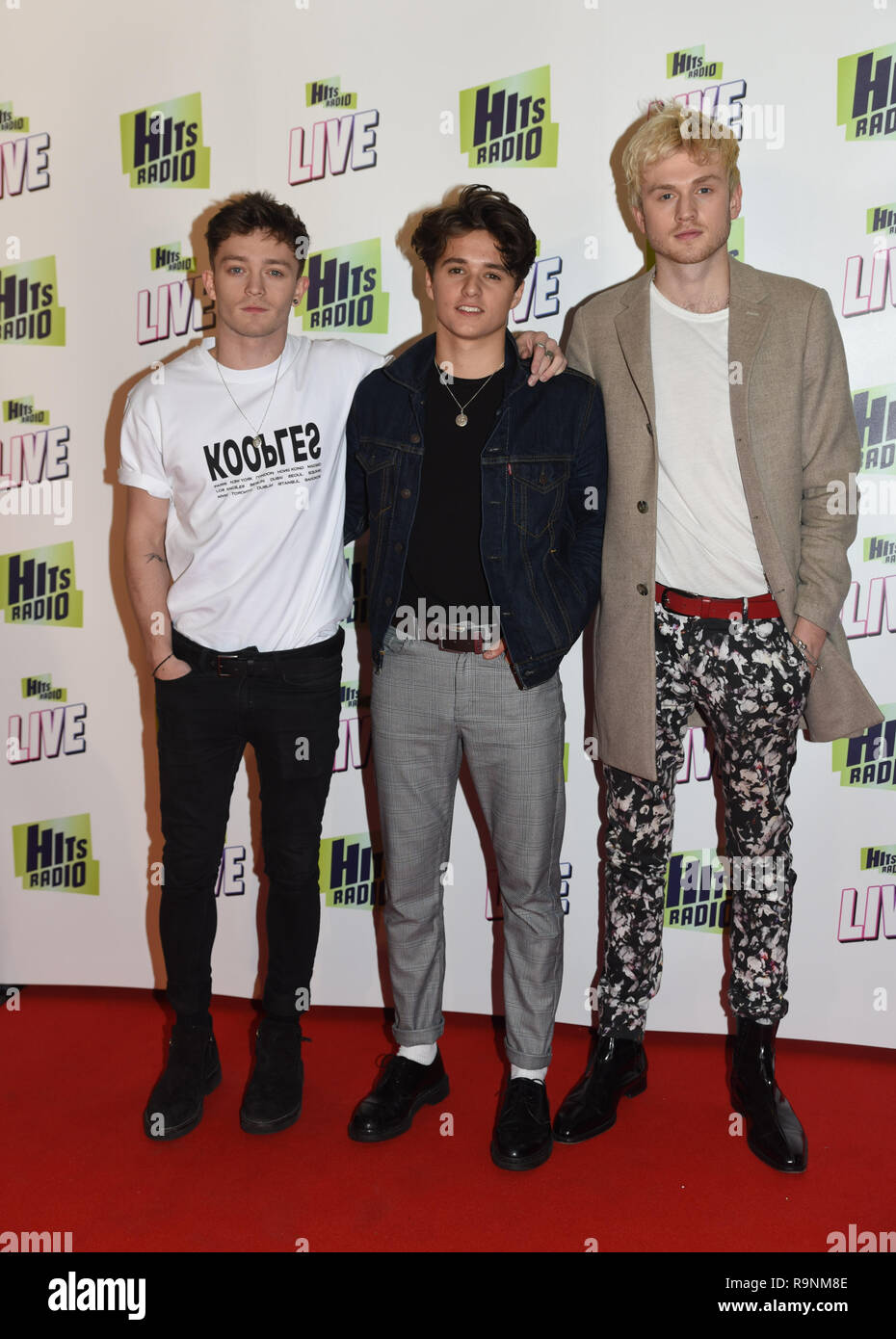 Celebrities arrive at Hits Radio Live 2018 at Manchester Arena in  Manchester Featuring: the vamps Where: Liverpool, United Kingdom When: 25  Nov 2018 Credit: Graham Finney/WENN Stock Photo - Alamy