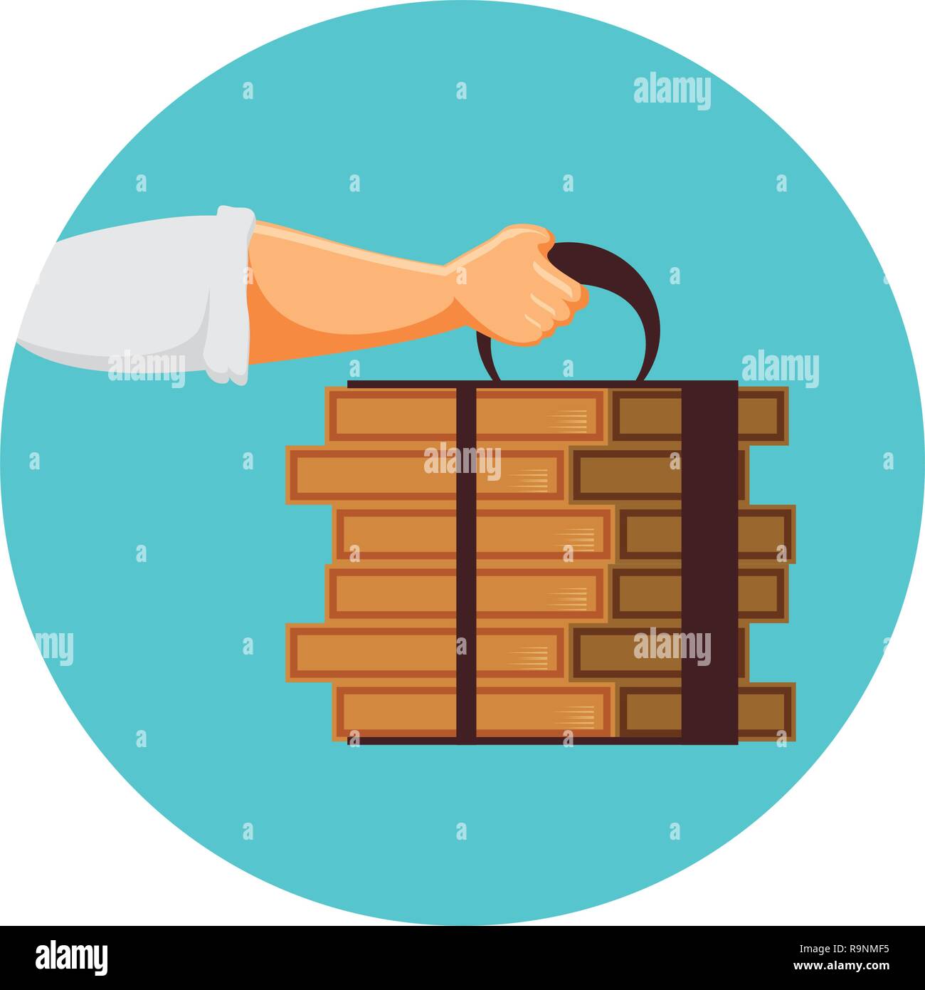 Pizza boxes stack Stock Vector Images - Alamy