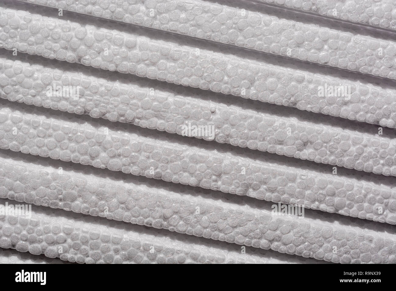 Stack Of Polystyrene Foam Used As Foam Packaging Or Ceiling