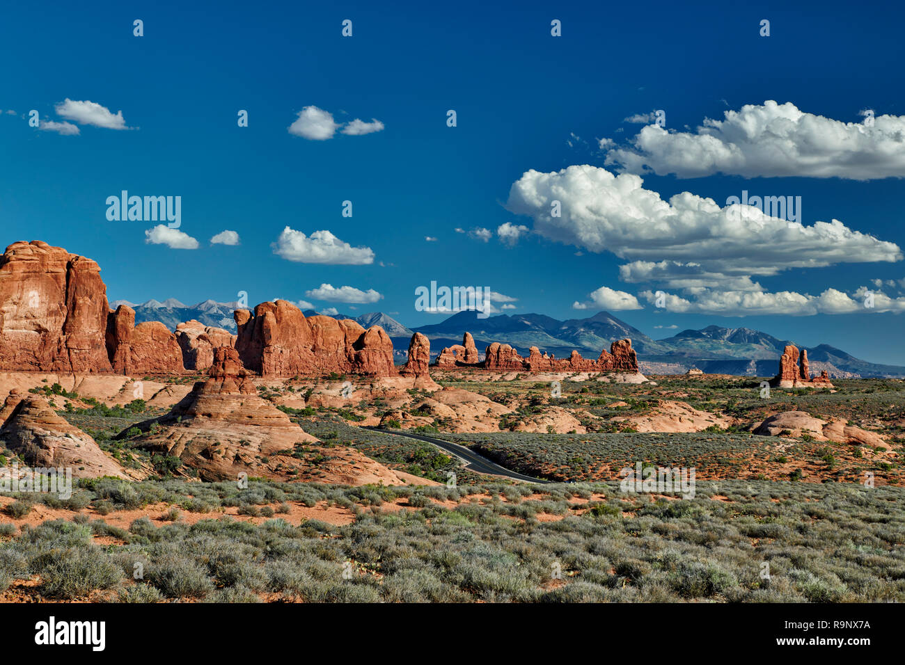 Garden of Eden, Arches National Park, Moab, Utah, USA, North America Stock Photo