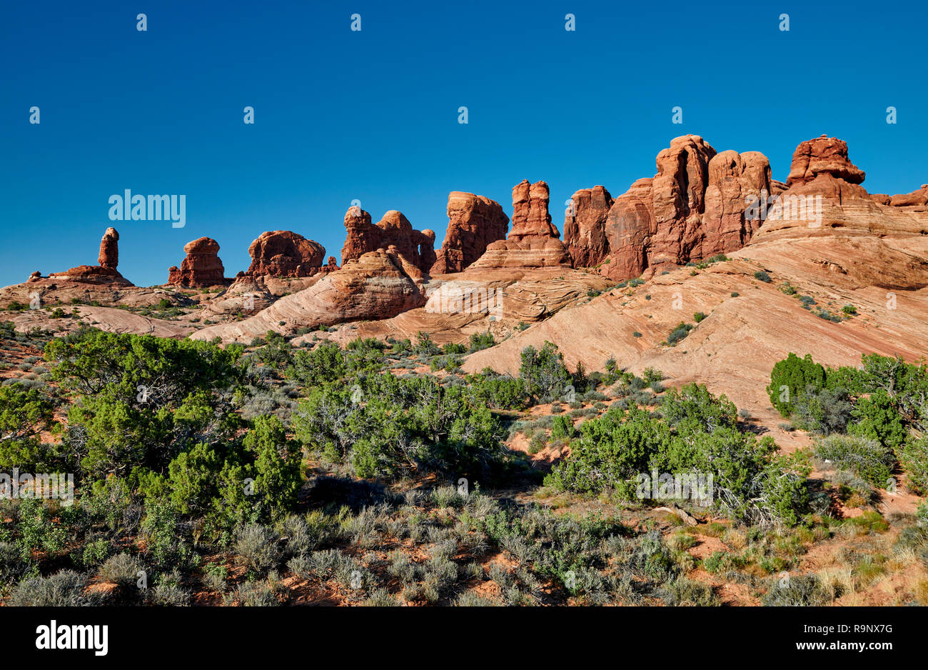 Garden of Eden, Arches National Park, Moab, Utah, USA, North America