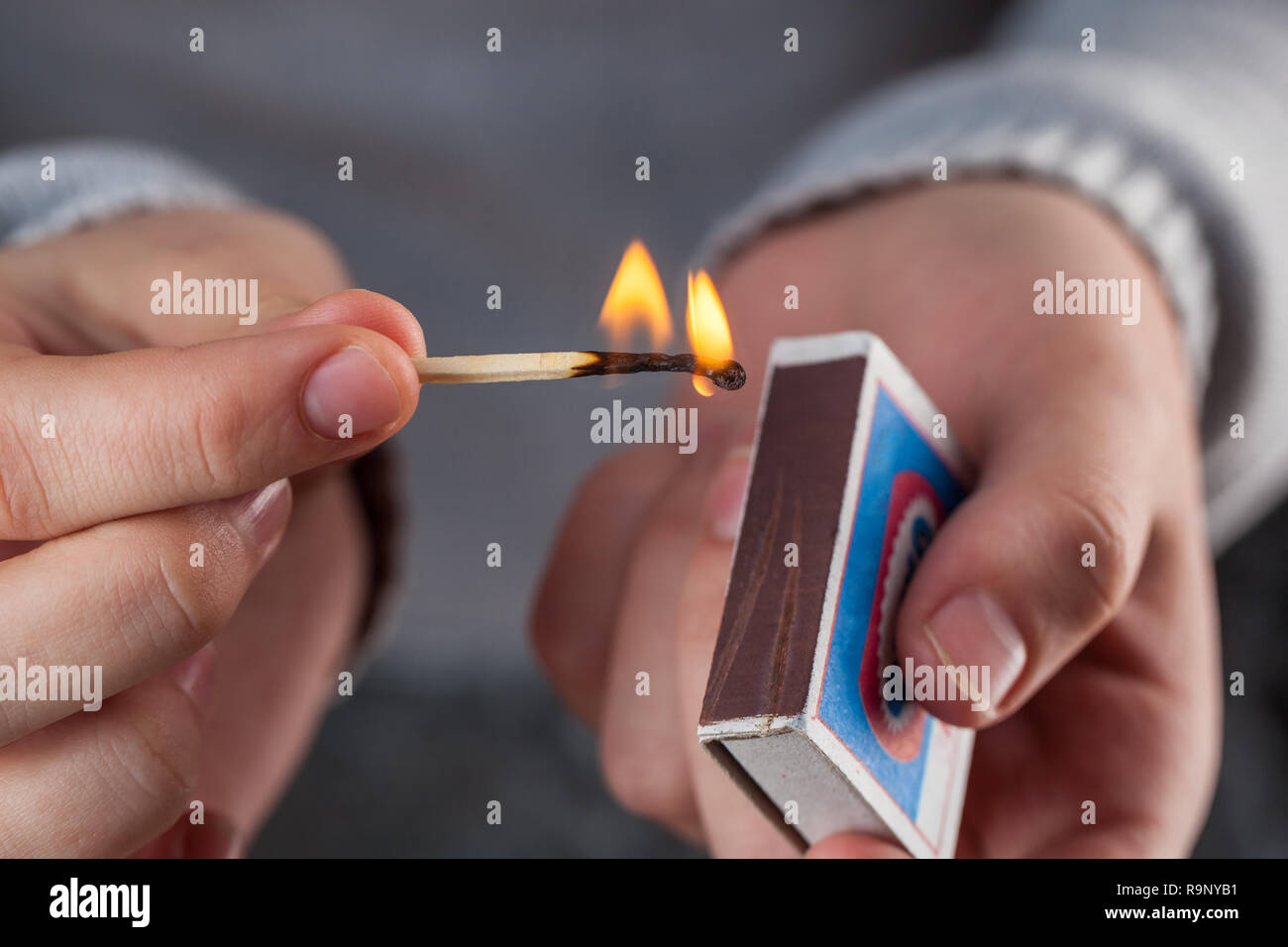 Striking match hires stock photography and images Alamy