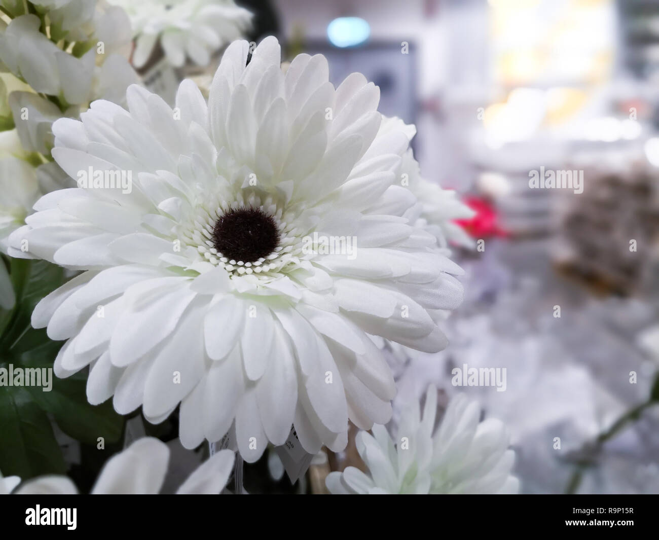Artificial daisy flower in small bouquet Stock Photo Alamy
