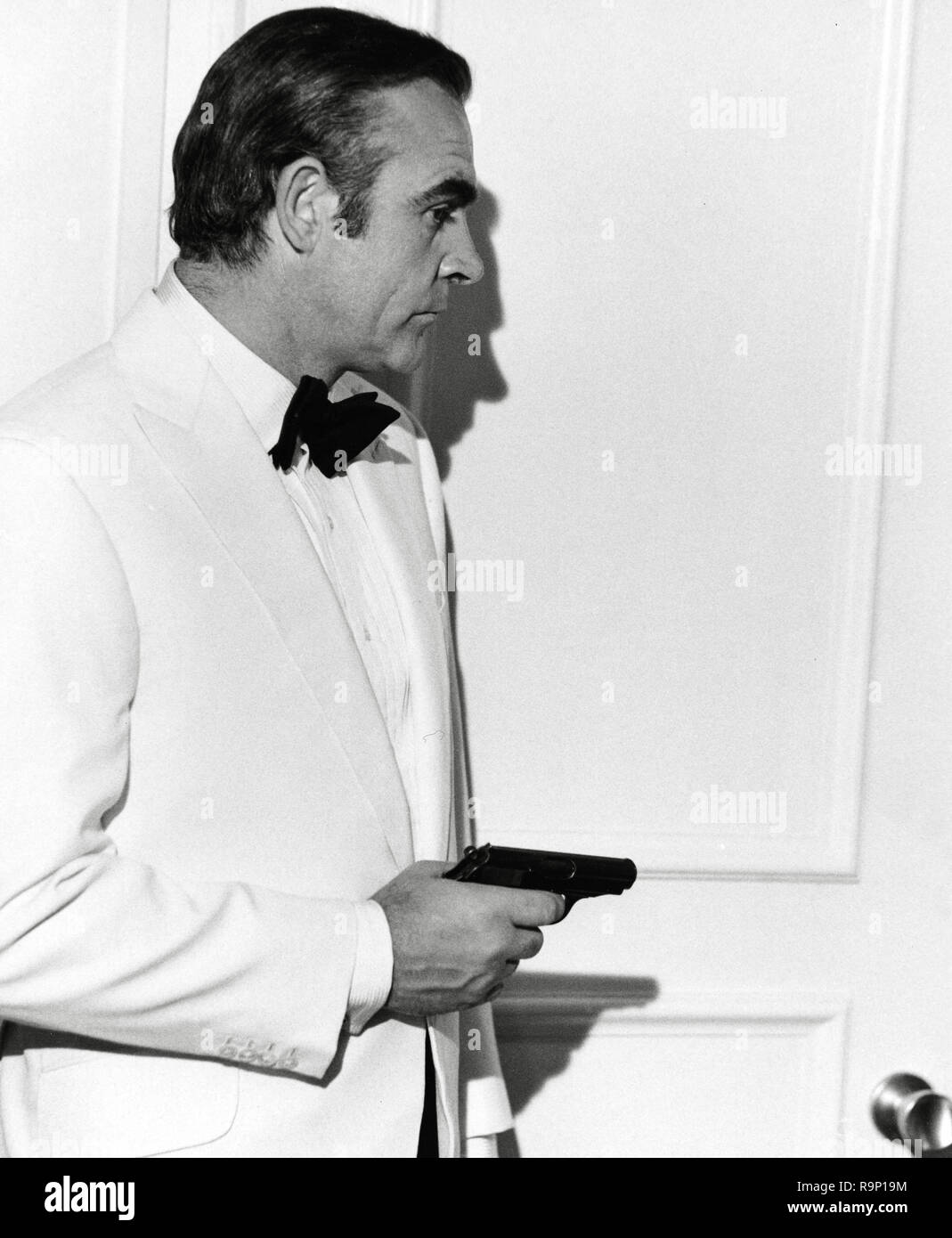 Sean Connery,  in character as James Bond, 'Diamonds Are Forever'  1971 United Artists   File Reference # 33635 755CPC Stock Photo