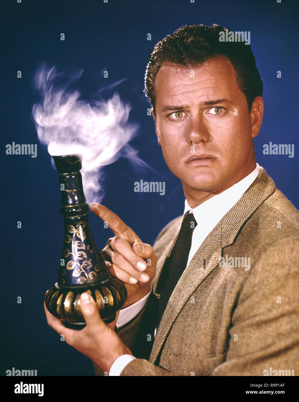 Larry Hagman,  publicity photo for 'I Dream of Jeannie' tv series, circa 1966   File Reference # 33635 776CPC Stock Photo