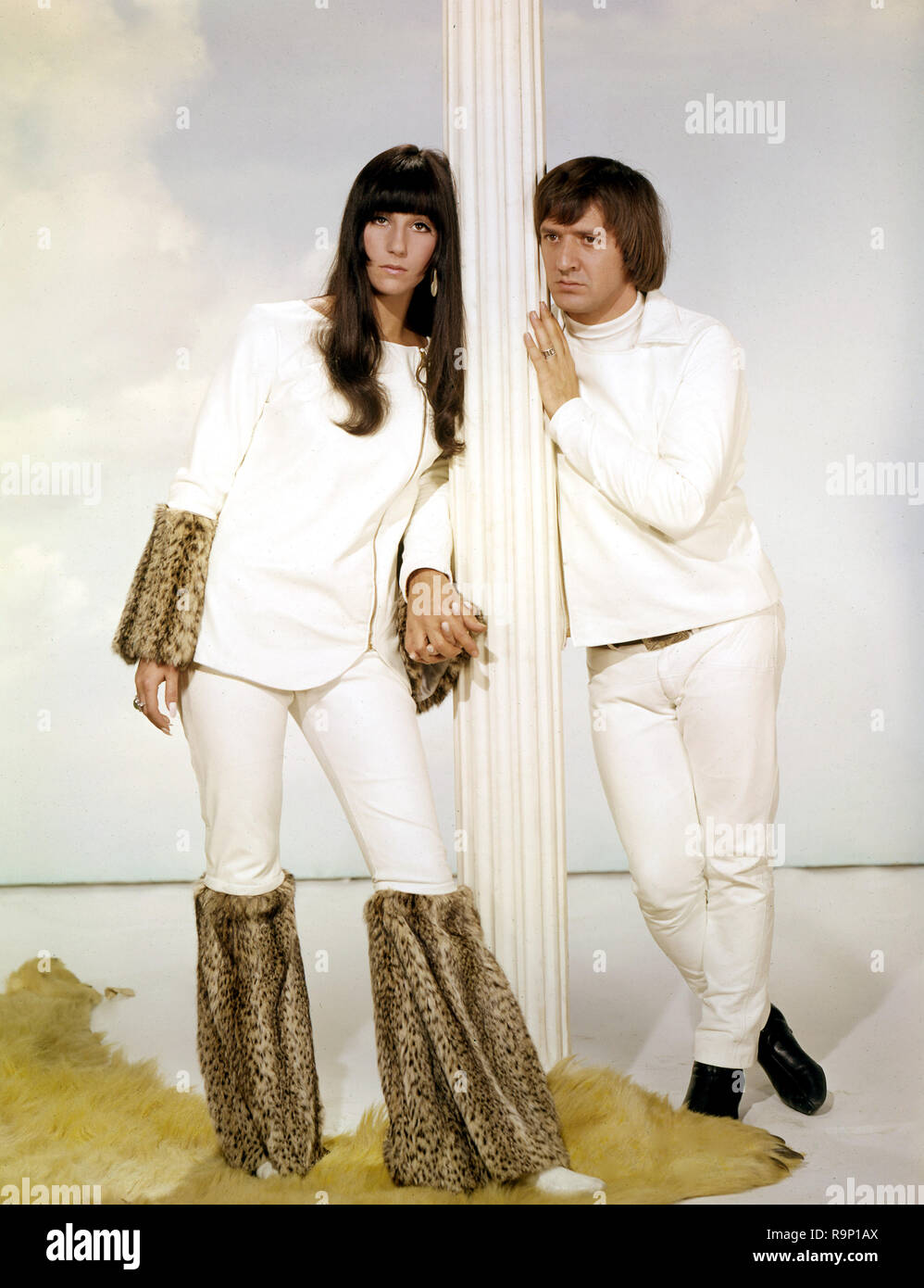 Cher, Sonny Bono,  Publicity photo, circa 1967   File Reference # 33635 784CPC Stock Photo