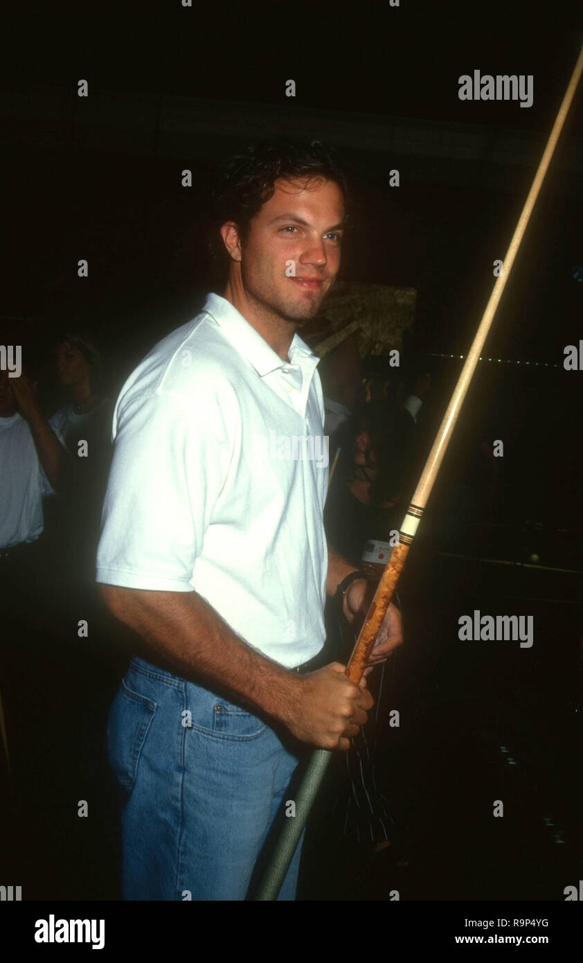 HOLLYWOOD, CA - JUNE 19: Actor Adam Baldwin attends the Second Annual Celebrity Pool Tournament to Benefit AIDS Project Los Angeles on June 19, 1993 at the Hollywood Athletic Club in Hollywood, California. Photo by Barry King/Alamy Stock Photo Stock Photo