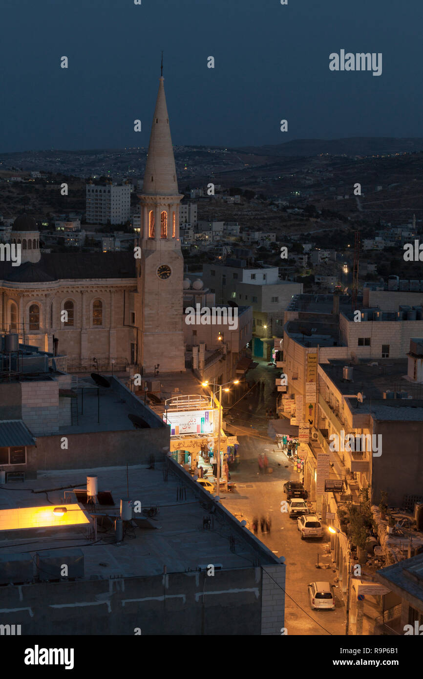 The Evangelical Lutheran Christmas Church, Bethlehem, Palestine Stock Photo