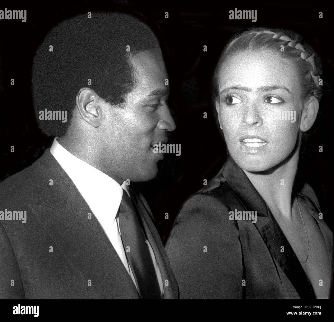 OJ Simpson and Nicole Simpson Undated Photo By Adam Scull/PHOTOlink ...