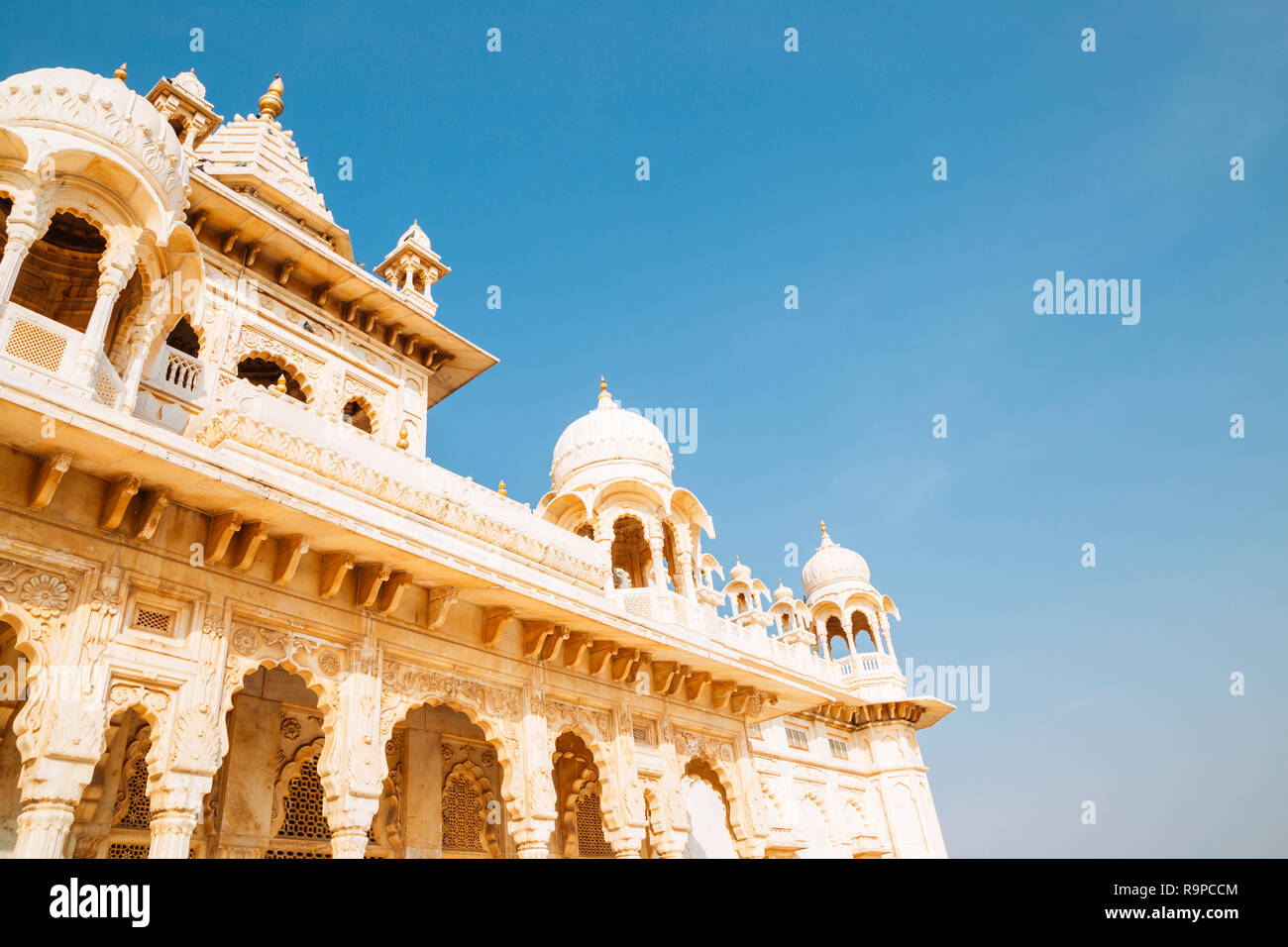 Jaswant Thada historical architecture in Jodhpur, India Stock Photo