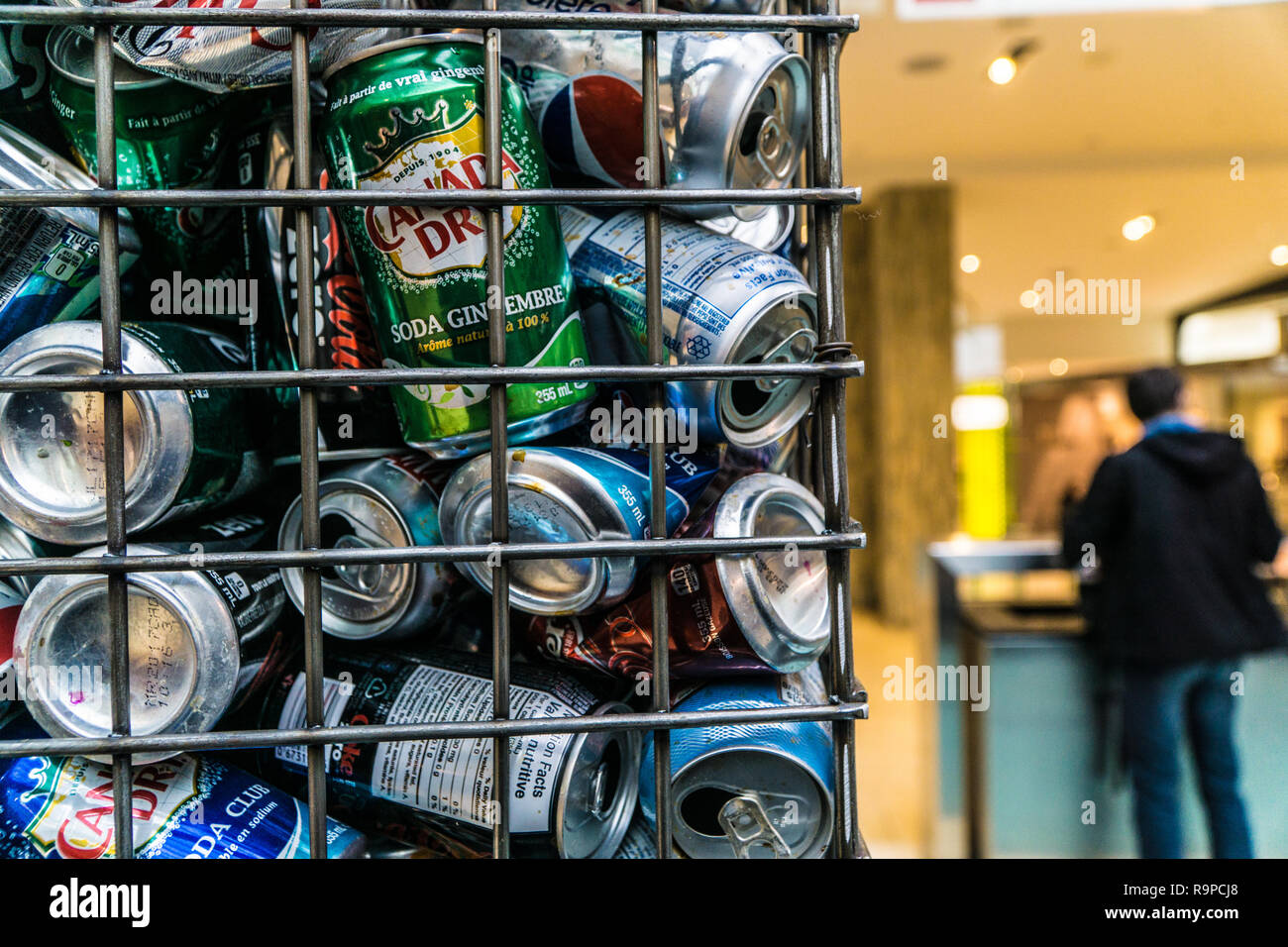 Recycling Aluminum Soda Cans High Resolution Stock Photography and