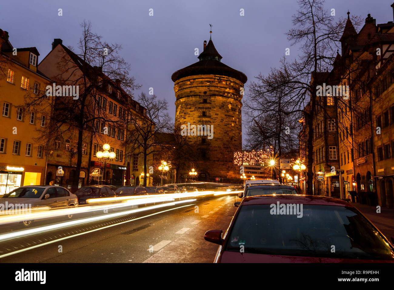 Old city view of Nuremberg. Bavaria, Germany Stock Photo - Alamy