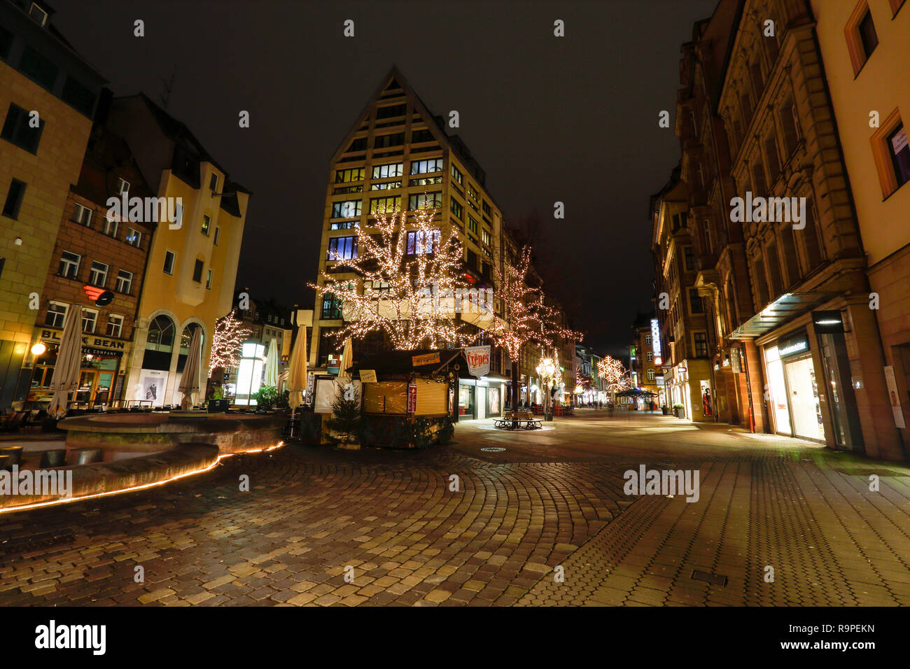 Old city view of Nuremberg. Bavaria, Germany Stock Photo - Alamy