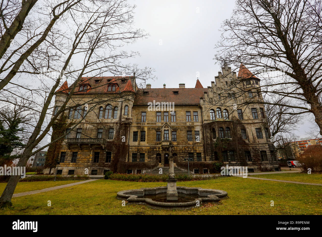 The Castle Stein of Faber-Castell Stationery Company in Nuremberg. Bavaria, Germany. Stock Photo