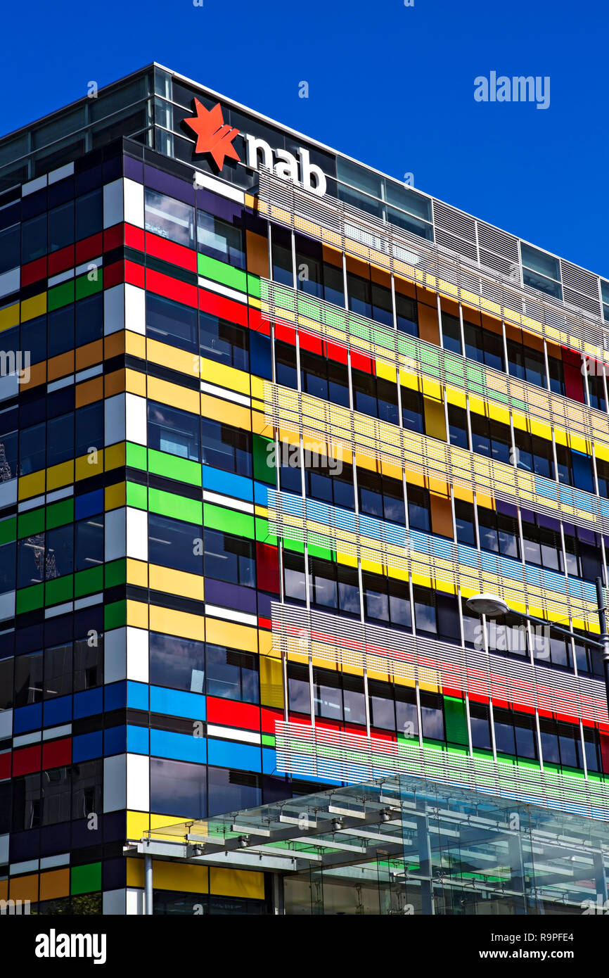 The National Australia Bank Corporate Office in Melbourne  Docklands,Victoria Australia Stock Photo - Alamy