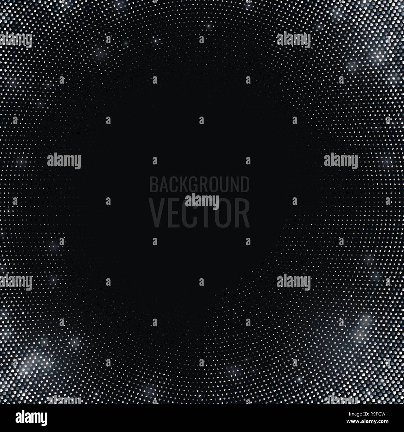 Vector abstract silver halftone background Stock Vector Image & Art - Alamy