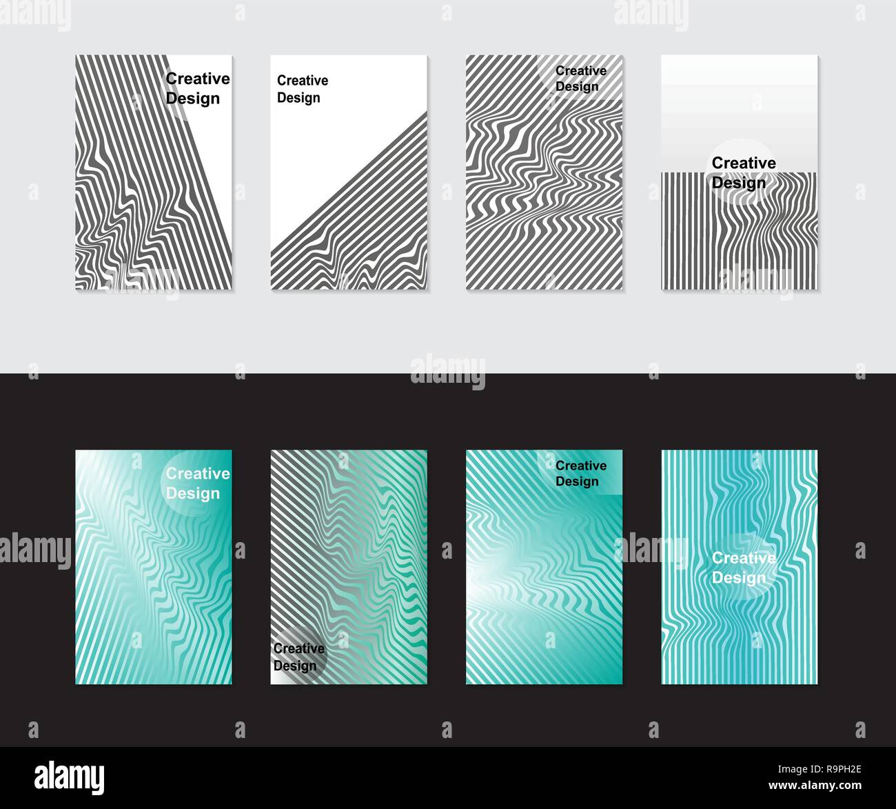 Abstract covers design. Minimalist geometric template. Vector ...