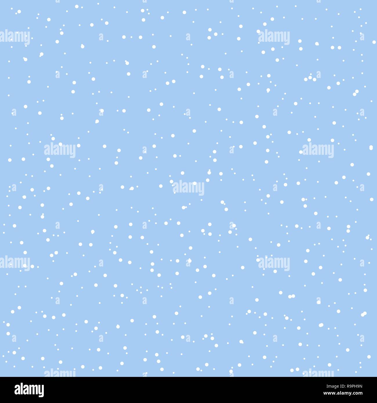 Falling snow background. Holiday landscape with snowfall. Vector ...