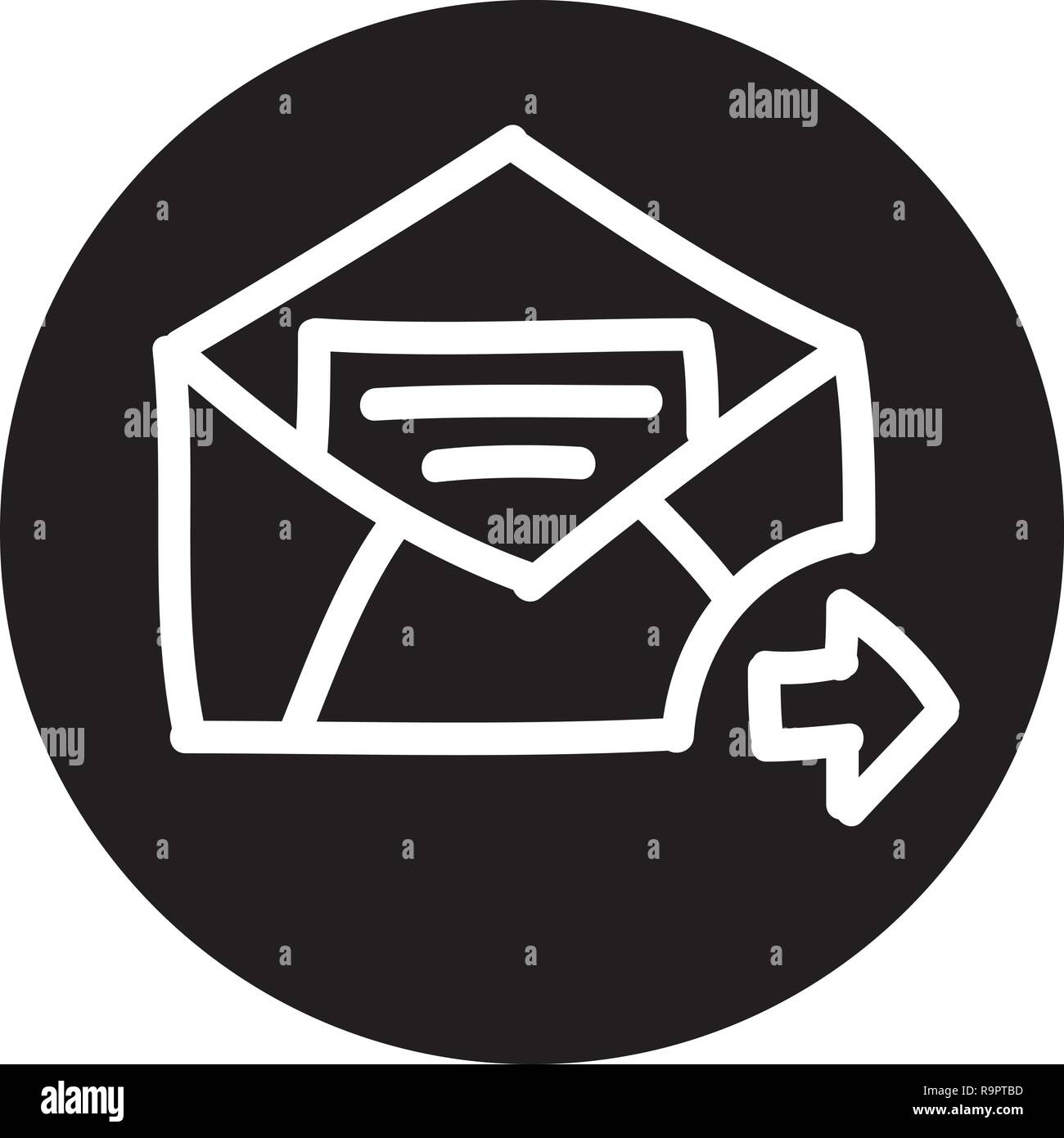 Search Engine Optimization Icon with Hand drawn Style, good for your web and mobile app Stock Vector