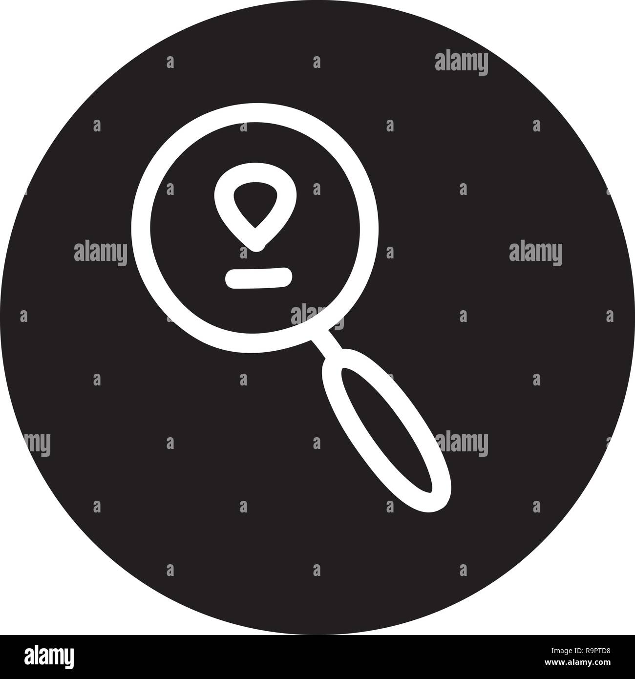 Search Engine Optimization Icon with Hand drawn Style, good for your web and mobile app Stock Vector